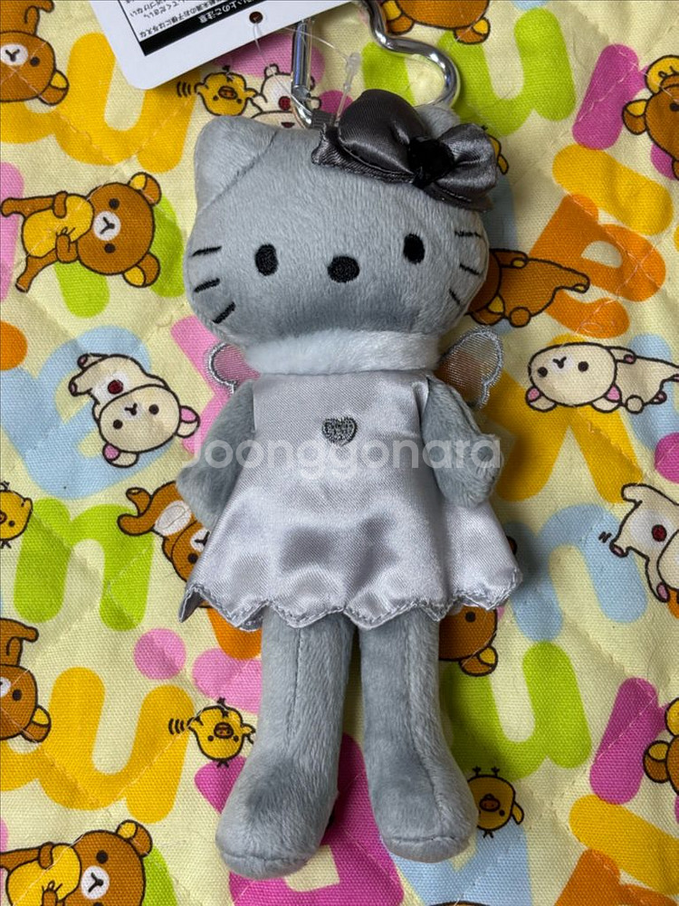 블랙엔젤 헬로키티 롱다리 인형키링 [일본정품 새상품]--0