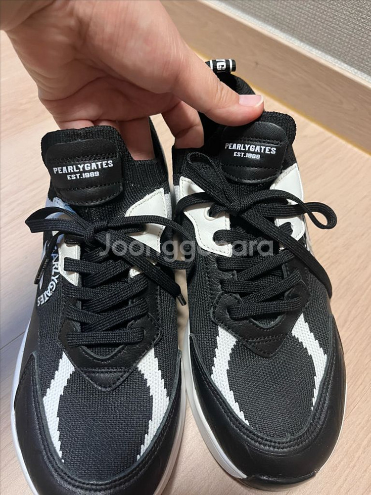 미착용 새제품 택포 ) 파리게이츠 여성골프화 250 사이즈--3