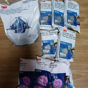 미사용 3M 마스크,필터 일괄 판매해요
