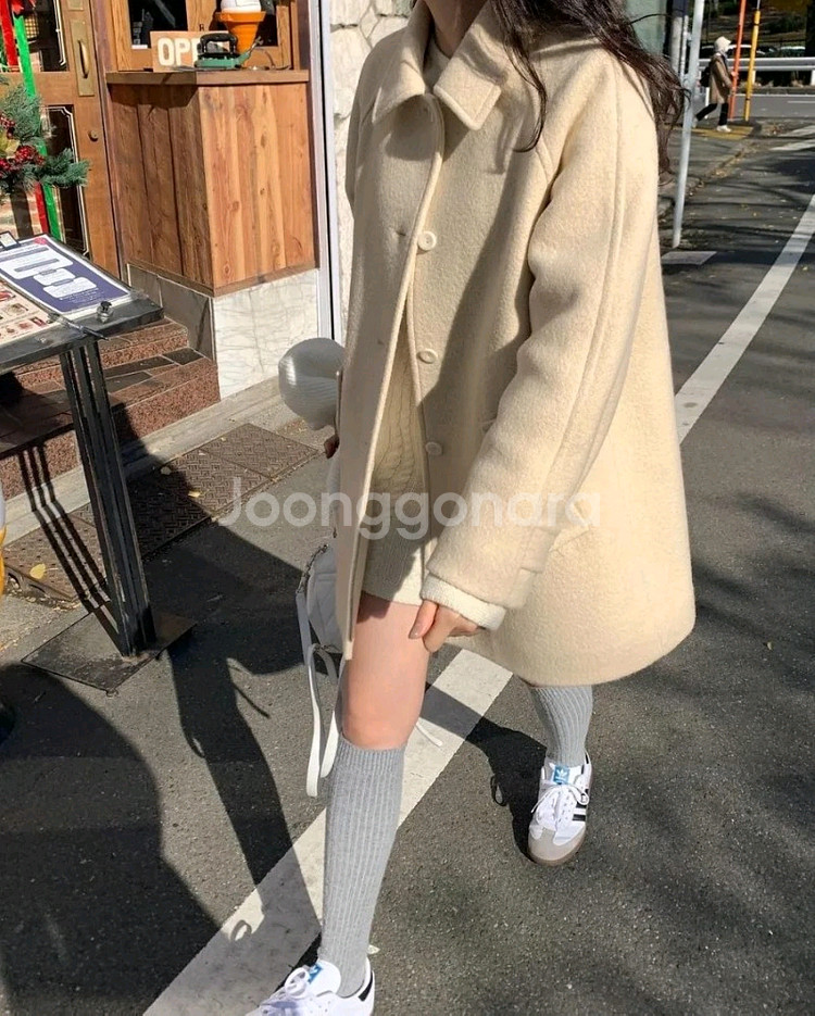 모네 하프 코트--2