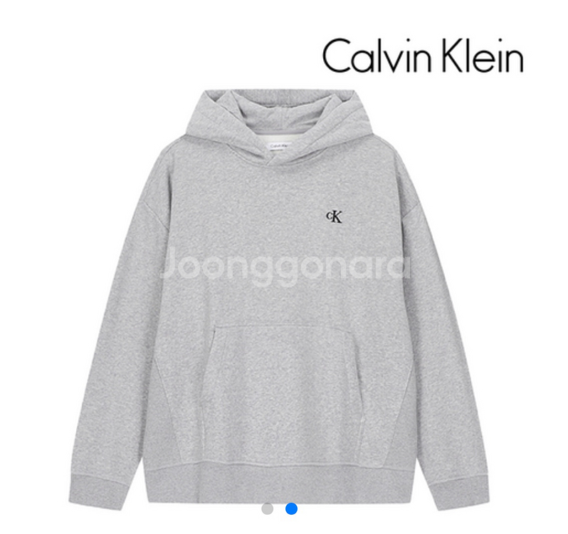 캘빈클라인 기모 후드티--0