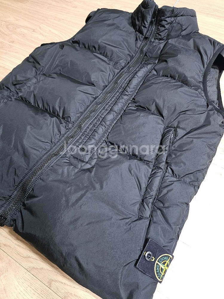 스톤아일랜드 크링클랩스 패딩 조끼 베스트--3