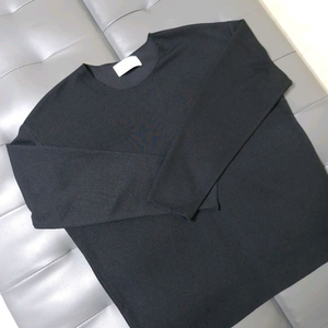 무신사 바우로 보트넥 베이직 니트티 [블랙] L사이즈 새제품