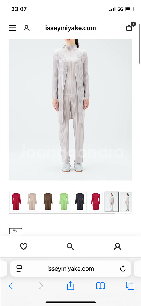 플리츠플리즈 뉴컬러플베이직4 브라운 가디건3--1