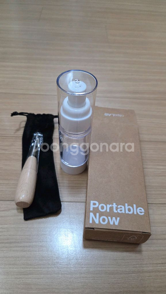 세포랩 155ml 4병+휴대용기+전용오프너+쇼퍼백--1