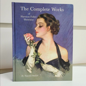 해리슨 피셔 일러스트 북 책 레이디 여인 쉐비 그림 사진 엽서 앤틱 빈티지 샵 홈카페 인테리어 소품