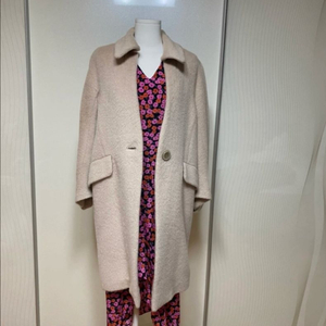 모르간 알파카 코트