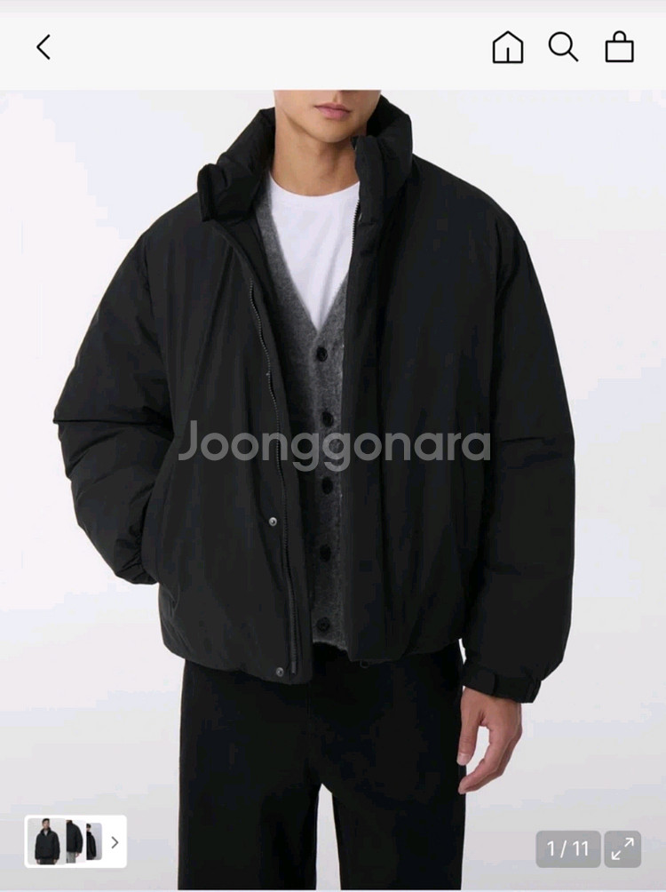 일반 패딩 점퍼 L 사이즈--0