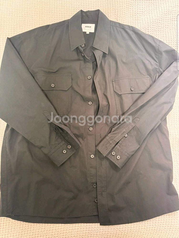 새상품 마크엠 오버핏 Basic M Symbol Shirts L 오버셔츠--0