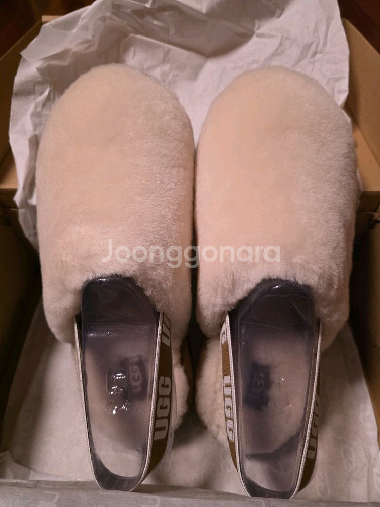 정품 미국 어그 플러프 예 클로그 빅키즈 5 새제품--0