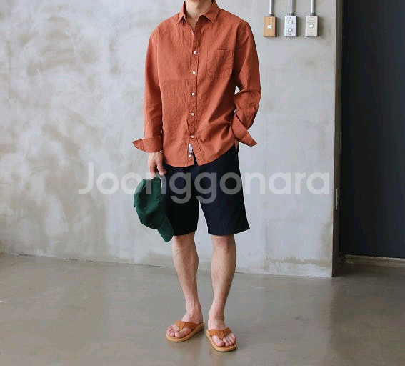 지오다노 옥스퍼드 셔츠 L~ XL--0