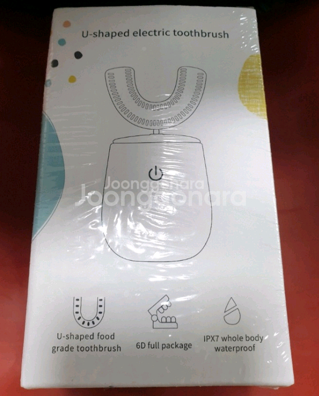 U자형 전동칫솔 미개봉 무료배송 수수료없음--0