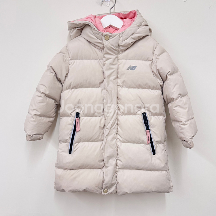 뉴발란스 키즈 구스 롱패딩 4-5세 110--0