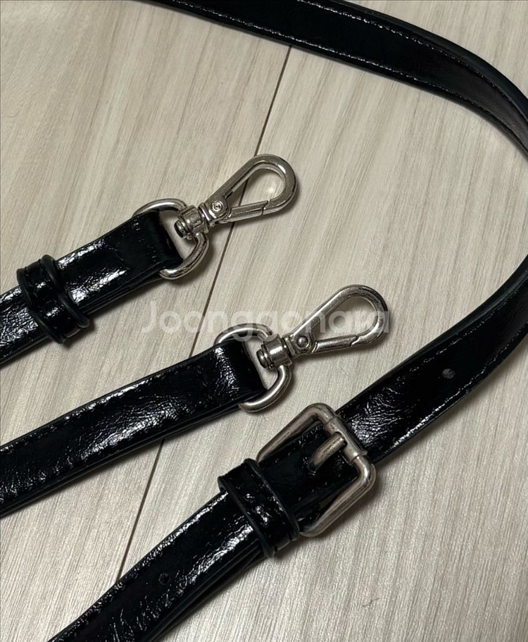 니히 스퀘어 토트백 미니 블랙--6