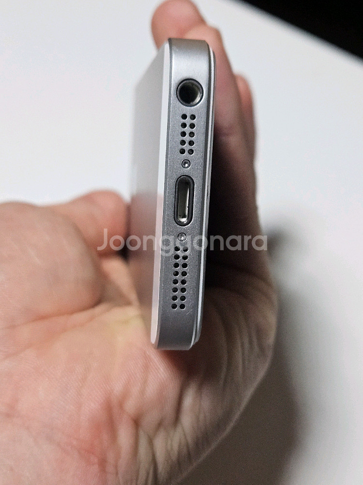 새상품급,순정)아이폰se1 실버 128g 배터리100--4