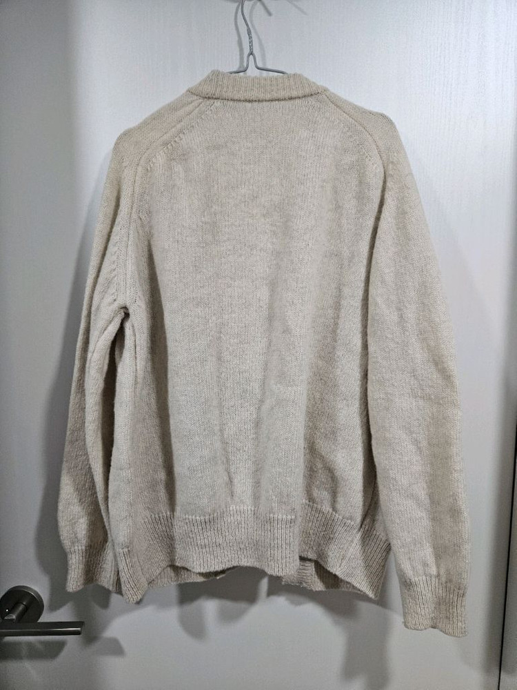 케이블 니트 가디건--3