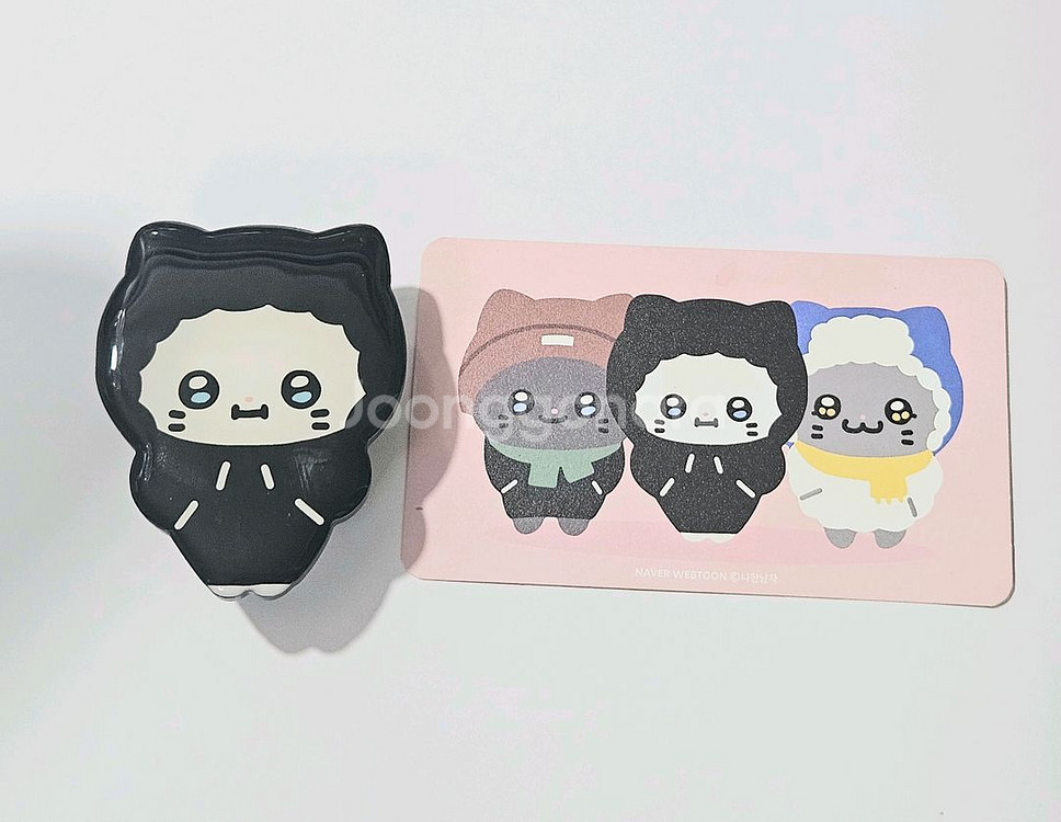 희귀매물)냐한남자 춘배 김춘배 그립톡 스마트톡 패팅 카드 포카 포함 양도 판매 웹툰 네웹--0
