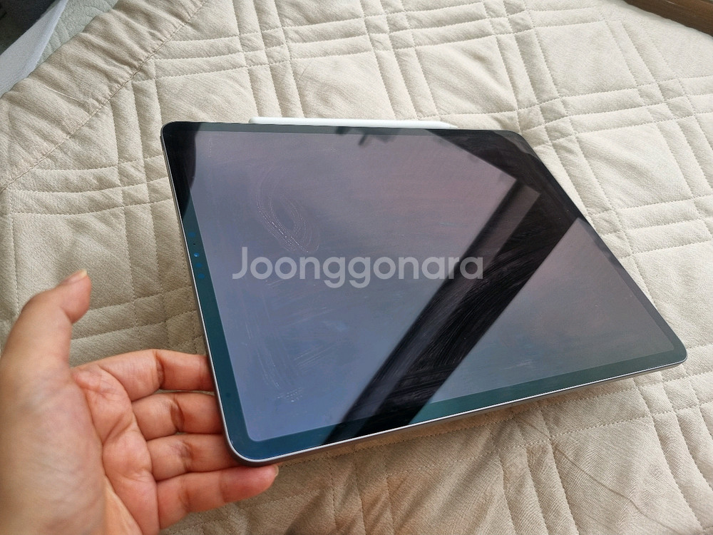 아이패드 프로 12.9 4세대 94퍼 +애플펜슬 2세대--1