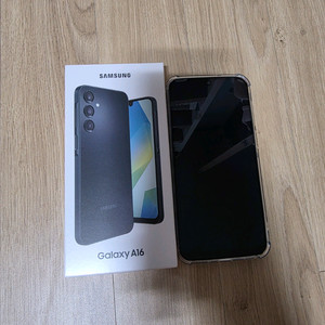 삼성 갤럭시A16 LTE 128G SK 블랙.그레이 각1대씩 판매합니다(의무통화만 사용)