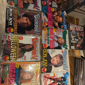 burrn 락잡지 2000년초기 개인콜렉션 락잡지 처분