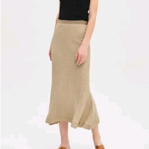 타임 TIME 19 글리터 골드 니트 스커트 (F) 무료 배송