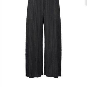 플리츠플리즈 2월 와이드 팬츠 블랙 3사이즈