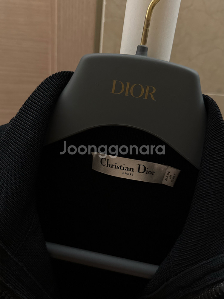 디올 블랙 매크로까나쥬 원피스--7