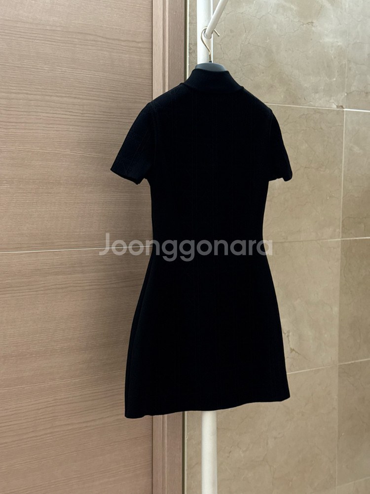 디올 블랙 매크로까나쥬 원피스--8