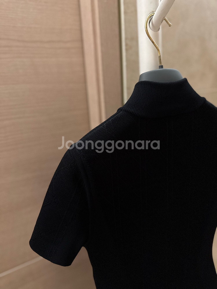 디올 블랙 매크로까나쥬 원피스--9