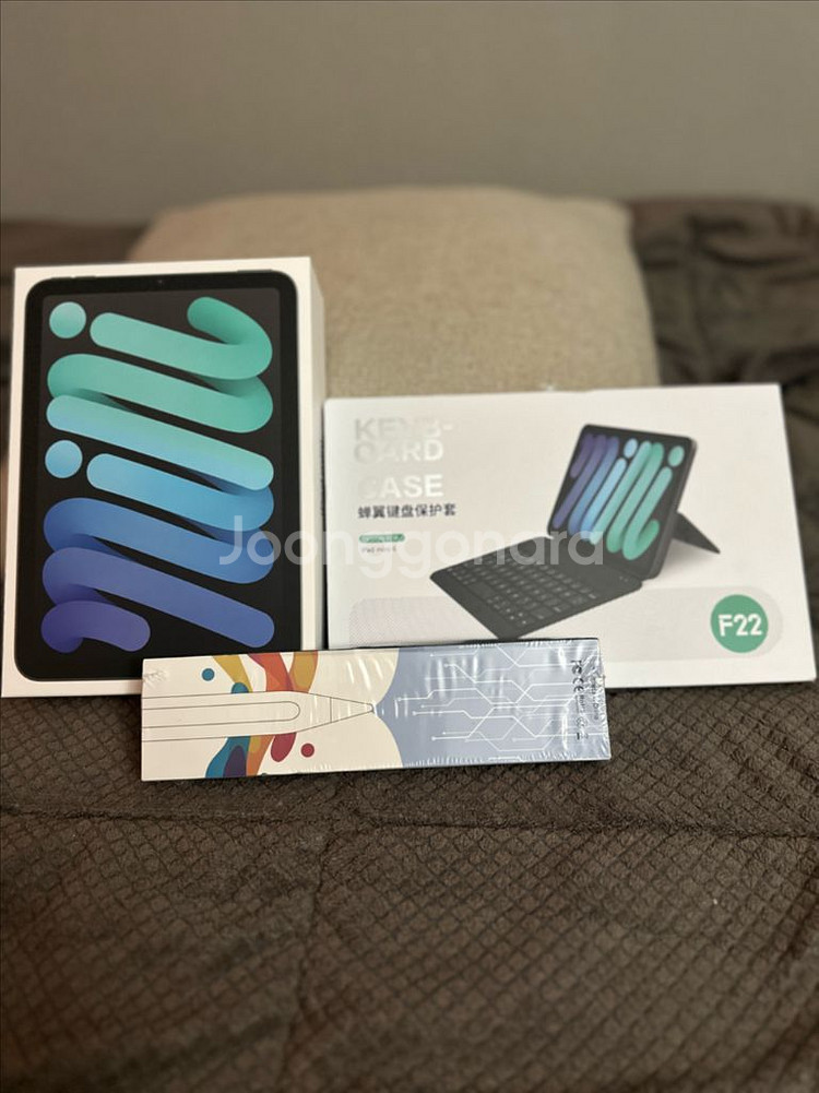 아이패드미니 7세대 + 키보드 + 펜슬--1