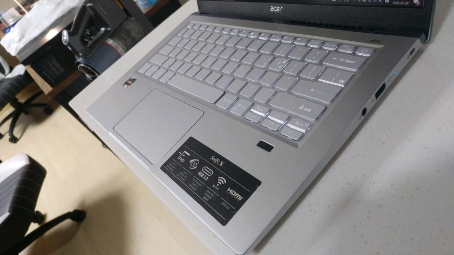 에이서 스위프트X 초경량 게이밍 울트라북/라이젠5,RTX3050Ti 이미지