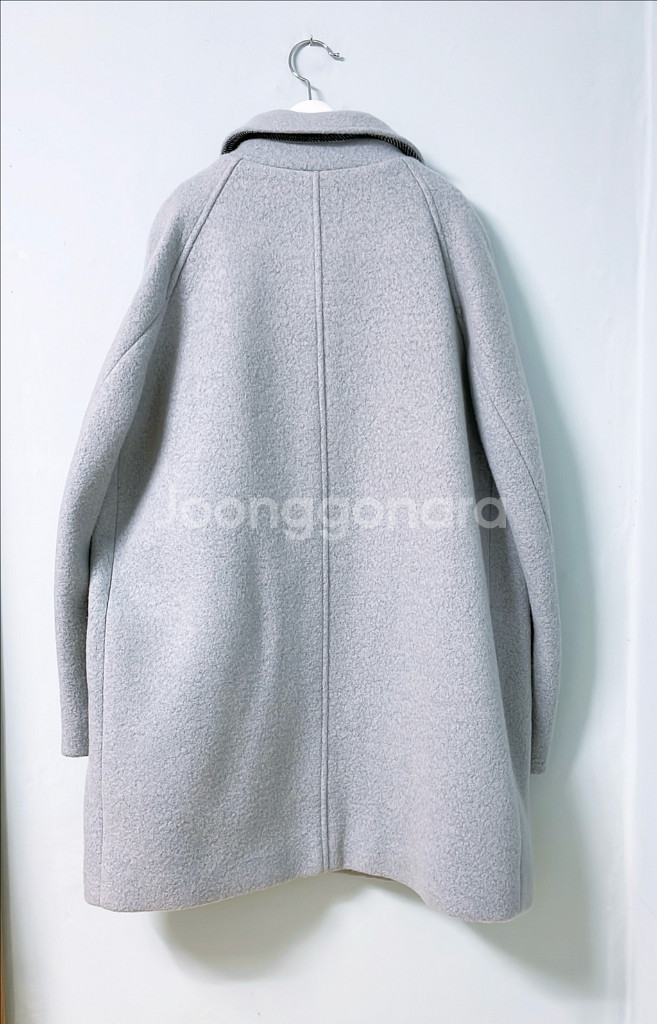 마론에디션 부클 하프 코트-스카이블루--8