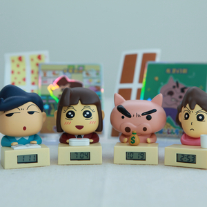 [짱구] 미니 탁상용 시계/달력 철수 봉미선