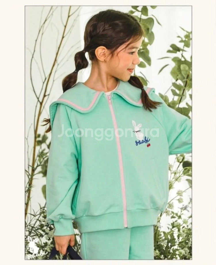 수아비 여아 셋업 set (세일러자켓+조거팬츠)S--3