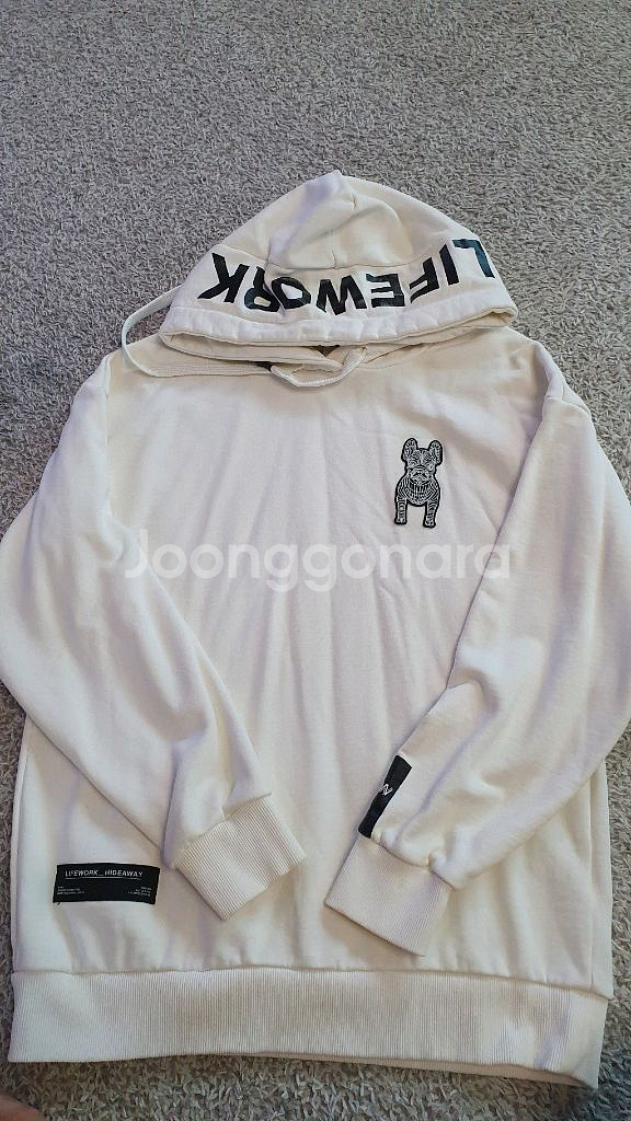 라이프워크 후드티셔츠 95사이즈 미듐사이즈 2세트--4