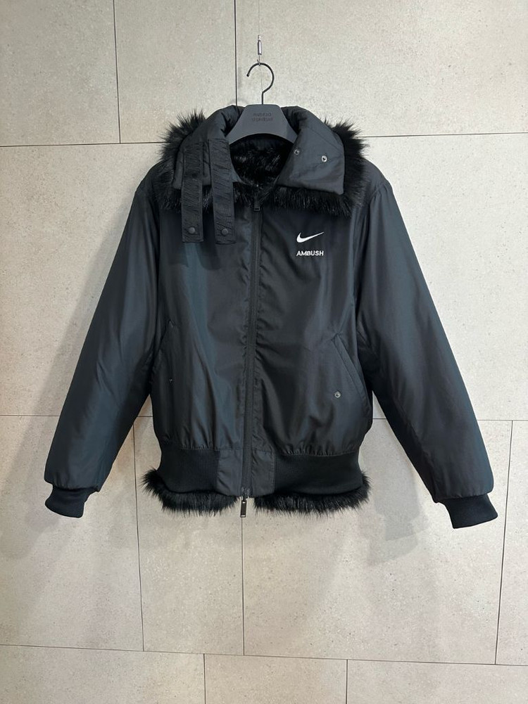 엠부쉬퍼 나이키 x 엠부쉬 리버시블 포우퍼 코트 블랙 L--2