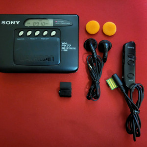 소니워크맨 WM-FX77 준민트급 풀세트 정상작동품