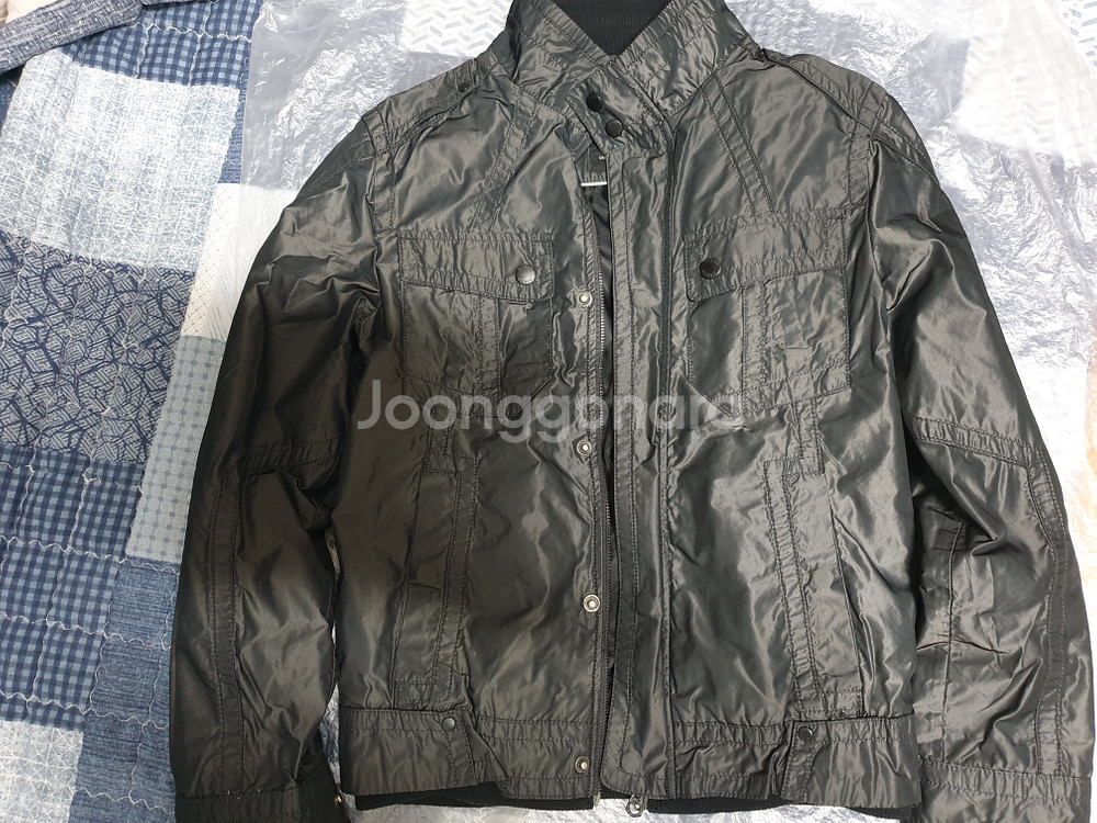 게스(GUESS) 바이커(블루종 봄버) 자켓 m사이즈--2