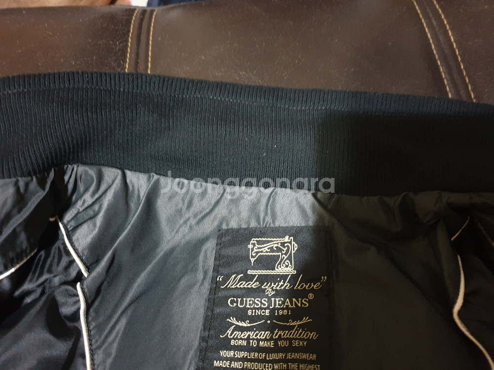 게스(GUESS) 바이커(블루종 봄버) 자켓 m사이즈--8