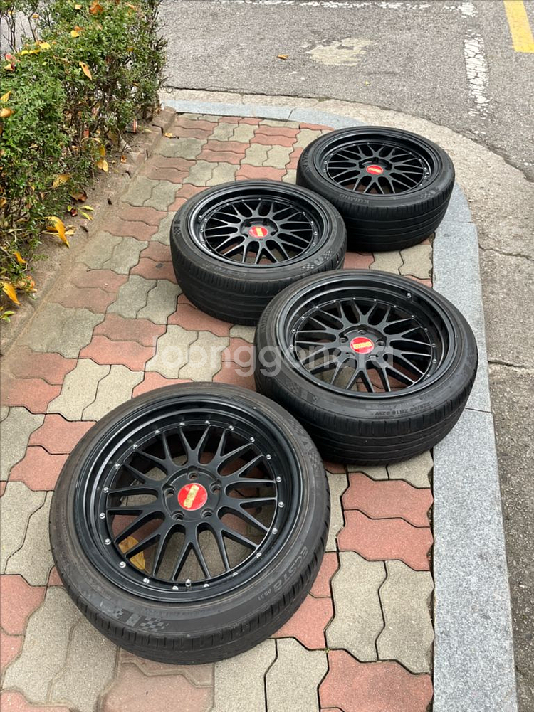 BBS LM 스타일 18인치 휠타이어 세트--0