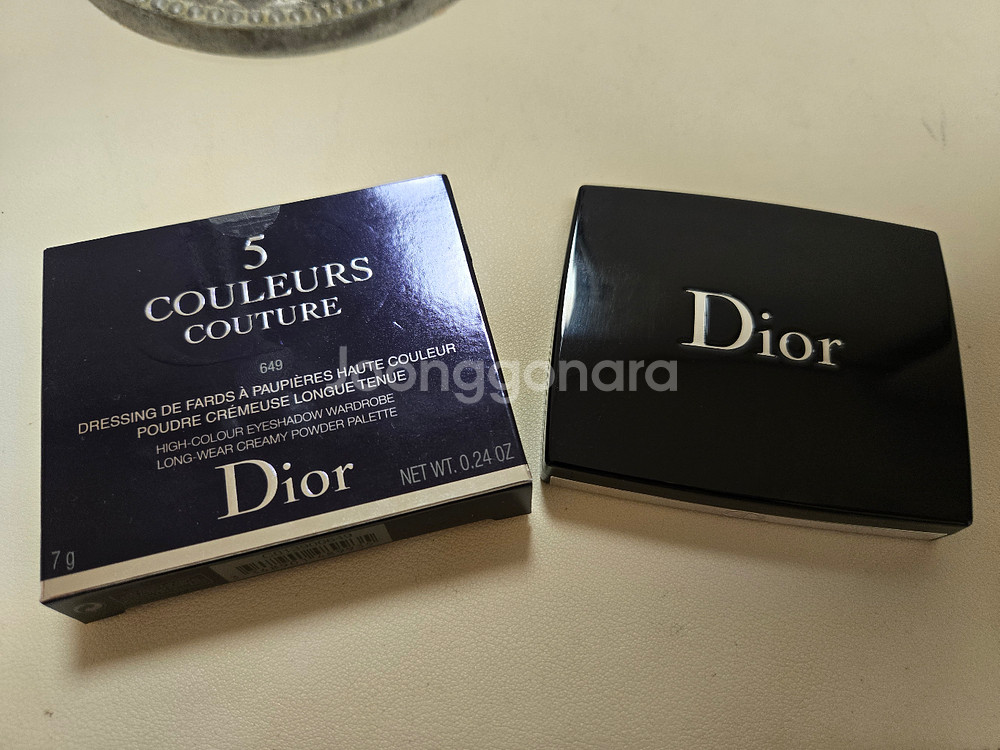 디올 5꿀뢰르 꾸뛰르 5구 아이섀도우 팔레트 649 누드드레스--2