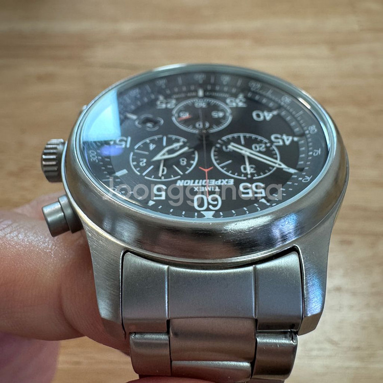 타이맥스 [TIMEX] 익스페디션 풀메탈 크로노그래프 손목시계 (S급)--3