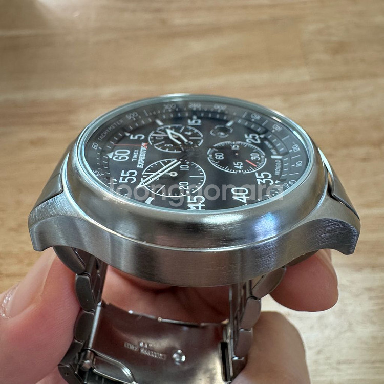 타이맥스 [TIMEX] 익스페디션 풀메탈 크로노그래프 손목시계 (S급)--6