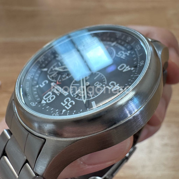 타이맥스 [TIMEX] 익스페디션 풀메탈 크로노그래프 손목시계 (S급)--5