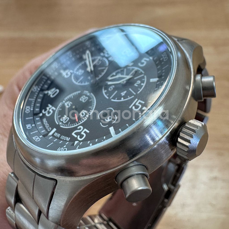 타이맥스 [TIMEX] 익스페디션 풀메탈 크로노그래프 손목시계 (S급)--4