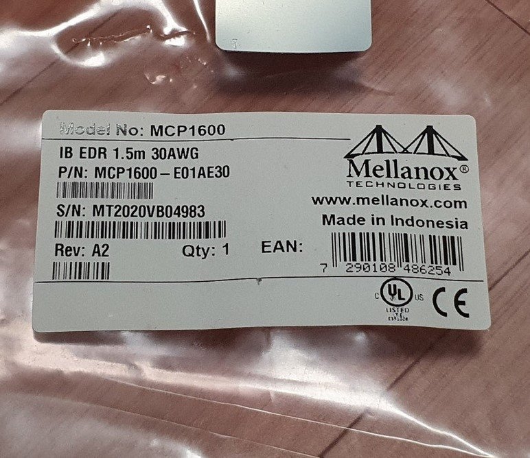 멜라녹스 100G QSFP28 DAC 케이블 - 3M, 2M 이더넷 케이블--5