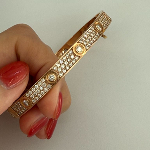 18K 10.5돈 까르띠에 러브 팔찌 제작 판매합니다