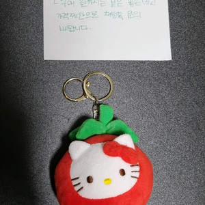 네고ok 헬로키티 과일 인형 키링