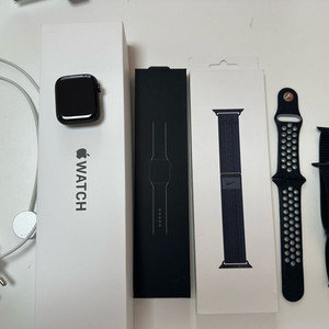 애플워치7 티타늄 블랙 45mm 이미지