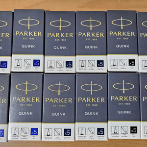 파카 만년필 잉크 카트리지 12팩 일괄
